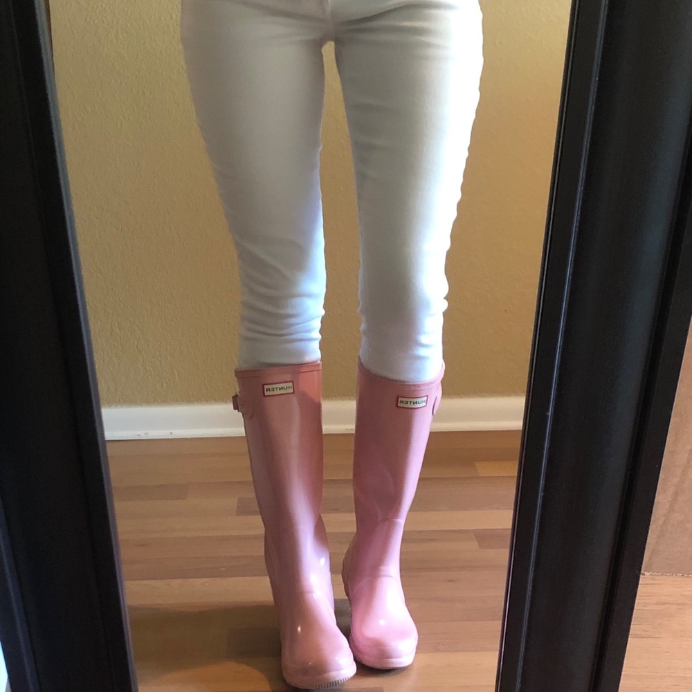 Pink Hunter Rain Boots